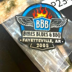 Vintage 2005 Bikes Blues & BBQ Fayetteville, AR Jacket Patch